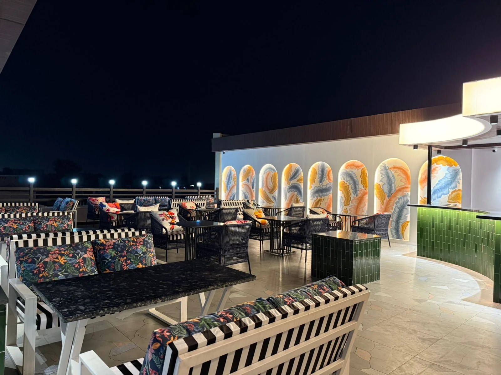 Season Restaurant rooftop lounge, Near Shahpur Thana, Gorakhpur — HVAC installation by Shambhavi Enterprises